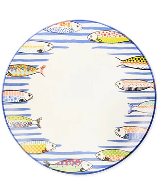 MacKenzie-Childs Go Fish Dinner Plate