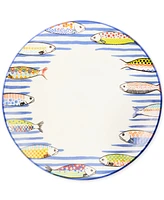 MacKenzie-Childs Go Fish Dinner Plate