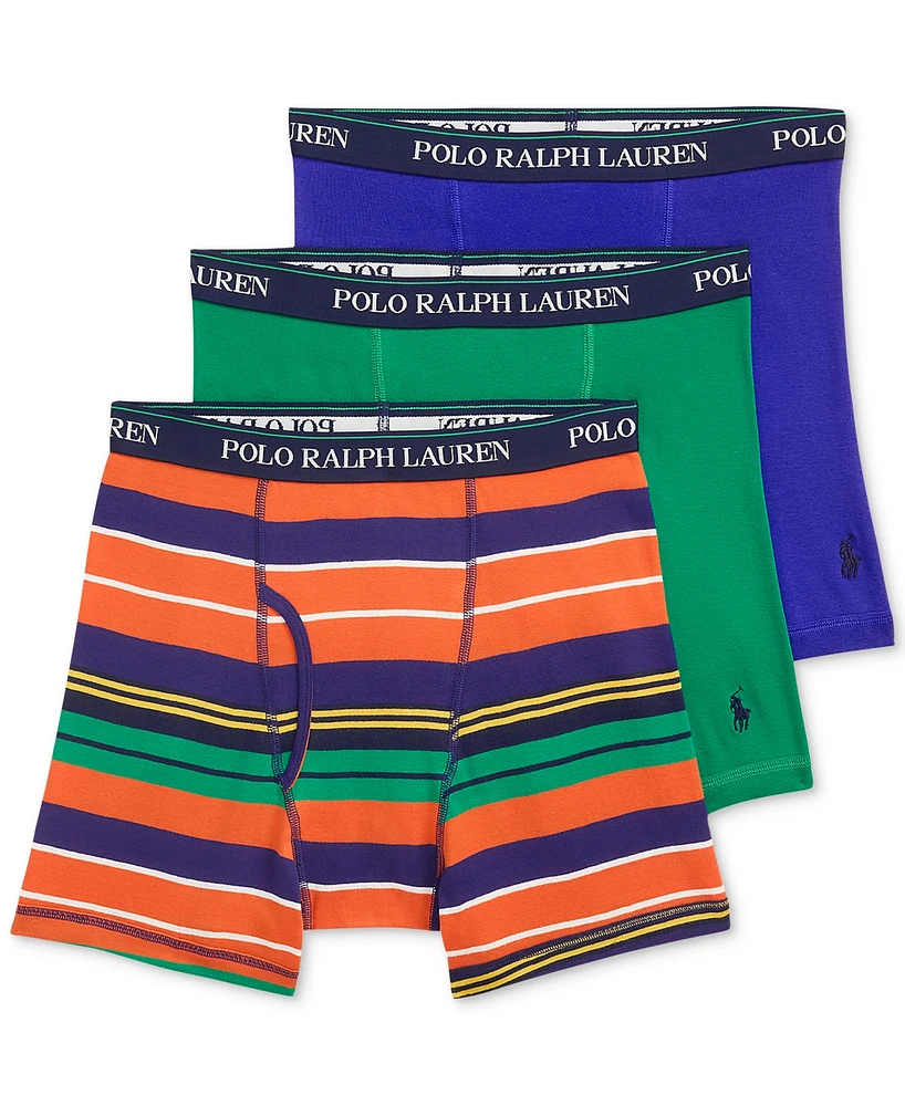 Polo Ralph Lauren Mens 3-Pk. Classic Cotton Boxer Briefs