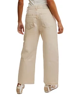 Free People Women's Deep Trance Dropped Boyfriend Jeans