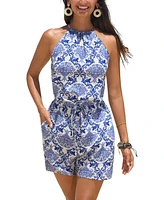 Women's Majestic Aura Ornate Romper