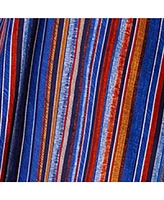 Cupshe Women's Sunset Colors Striped Maxi Beach Dress