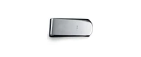 Bling Jewelry Two Tone Black Enamel Money Clip Card Holder for Men Stainless Steel