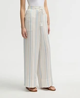 Nvlt Women s Wide Leg Pant with Side Drawcord