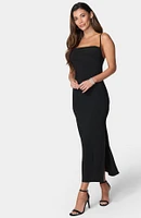 Bebe Women's Maxi Cowl Jersey Dress