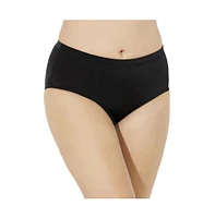 Swimsuits for All Plus Chlorine Resistant Full Coverage Brief