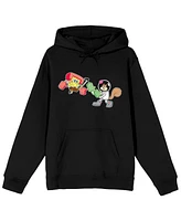 The SpongeBob SquarePants Fighting with Sandy Hoodie- Xl