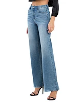 Vervet Women's High Rise Wide Leg Jeans