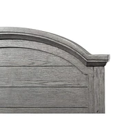 Westwood Design Foundry Wood Arch Top Convertible Crib in Brushed Pewter