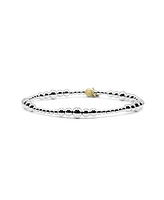 2.5mm, 4mm, & 5mm Sterling Silver Ball Stretch Bracelet