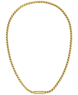 Hugo Boss Men's Doran Ionic Gold-Plated Chain Necklace