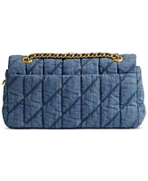 Coach Small Tabby Denim Shoulder Bag 26 with Quilting