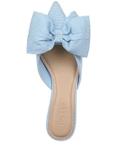 On 34th Alaynaa Pointed-Toe Bow Mule Pumps, Exclusively at Macy's