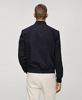 Mango Men's Slim-Fit Bomber Jacket