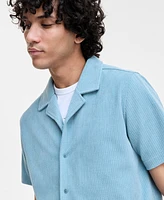 Guess Men's Baron Textured Knit Shirt