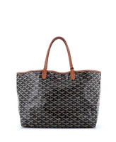 Pre-Owned Goyard Pm Saint Louis Tote Printed Coated Canvas