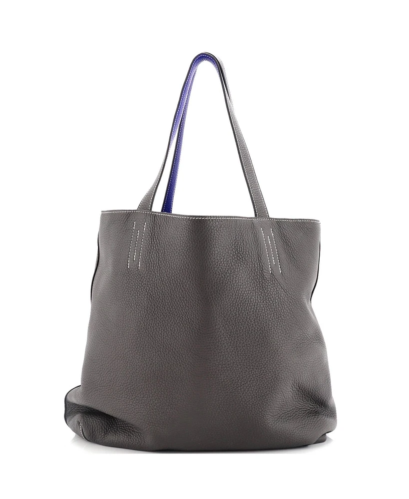 Pre-Owned Hermes 36 Double Sens Tote Clemence
