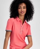 Tommy Hilfiger Women's Puff-Sleeve Polo Dress