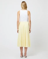 French Connection Women's Sunburt Pleated Crepe Skirt