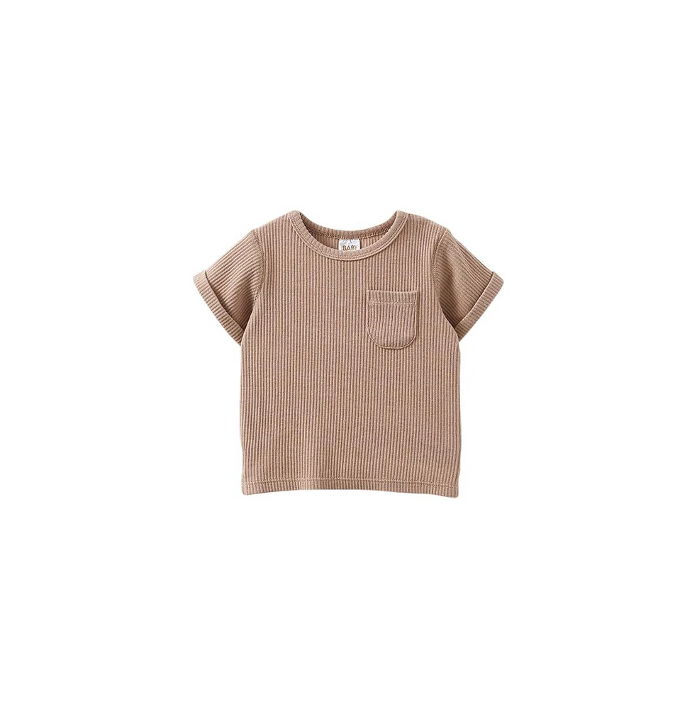 Cotton On Baby Boys Mac Short Sleeve Rib Top