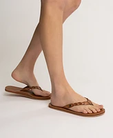 Journee Collection Tomi Braided Comfort Slip-On Flat Sandals
