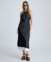 Kenneth Cole Women's Double-Layer Midi Tank Dress