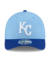 New Era Men's Light Blue/Royal Kansas City Royals 2025 Spring Training 9FORTY Adjustable Hat