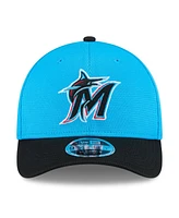 New Era Men's Blue/Black Miami Marlins 2025 Spring Training 9FORTY Adjustable Hat