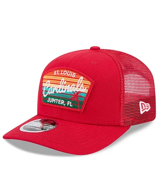 New Era Men's Red St. Louis Cardinals 2025 Spring Training 9SEVENTY Stretch-Snap Trucker Hat