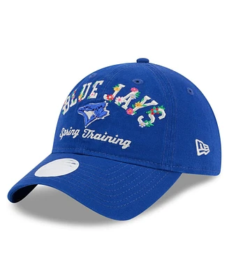 New Era Women's Royal Toronto Blue Jays 2025 Spring Training Floral 9TWENTY Adjustable Hat