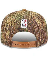 New Era Men's Camo Chicago Bulls Victory Grove Forest Sneaker Pin 9FIFTY Snapback Hat