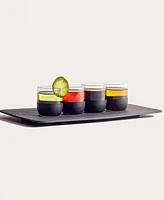 Villeroy & Boch Manufacture Rock Tasting Shot Glasses, Set of 5