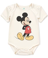 Disney Baby Boys Mickey Mouse Hoodie, Bodysuit & Shorts, 3 Piece Set
