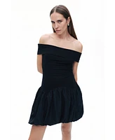 Nocturne Women's Off The Shoulder Mini Dress