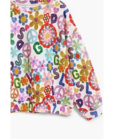 Desigual Girls Girls's Hippie print sweatshirt