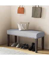 Upholstered Entryway Bench End of Bed Bench