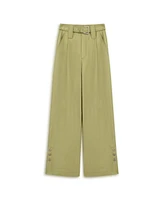 Nocturne Women's Metal Buckle Detailed Belted Pants
