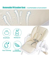 Baby Convertible High Chair with Wheels