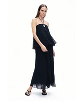 Nocturne Women's Halter Neck Maxi Dress