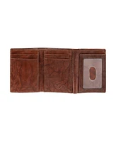 Dockers Men's Rfid Crunch Leather Z-Fold Trifold Wallet