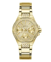 Guess Women's Multifunction Gold-Tone Stainless Steel Watch, 38mm