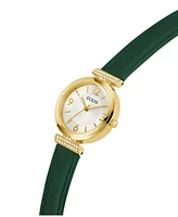 Guess Women's Analog Genuine Leather Watch