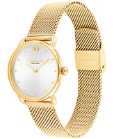 Coach Women's Elliot Gold Tone Stainless Steel Bracelet Watch, 28mm