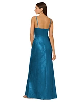 Adrianna by Papell Women's V-Neck Twist Sleeveless Gown
