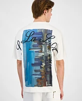 Hugo by Boss Men's Duwrite Oversized-Fit Graphic T-Shirt