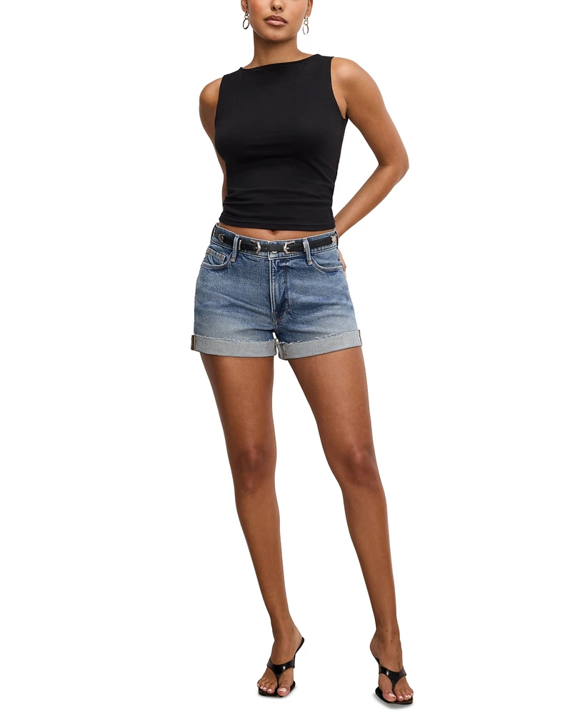 Good American Women's Girlfriend Shorts