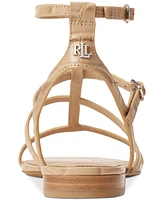Lauren Ralph Women's Everley Gladiator Flat Sandals