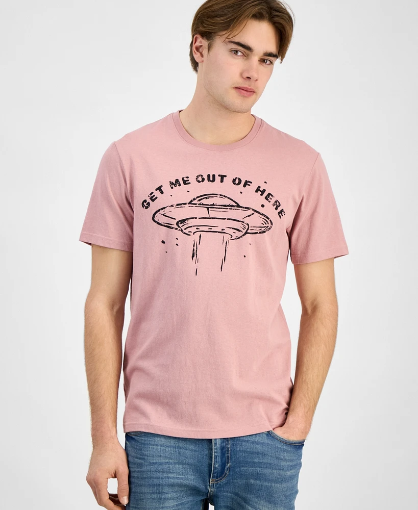 Sun + Stone Men's Space Regular-Fit Graphic T-Shirt, Exclusively at Macy's