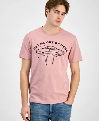 Sun + Stone Men's Space Regular-Fit Graphic T-Shirt, Exclusively at Macy's