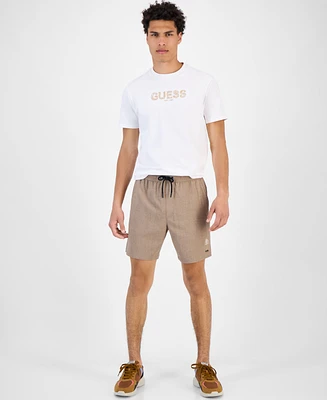 Guess Men's Solid Drawstring Swim Trunks